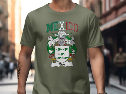 Mexico Rios Family Crest Graphic T-Shirt product type