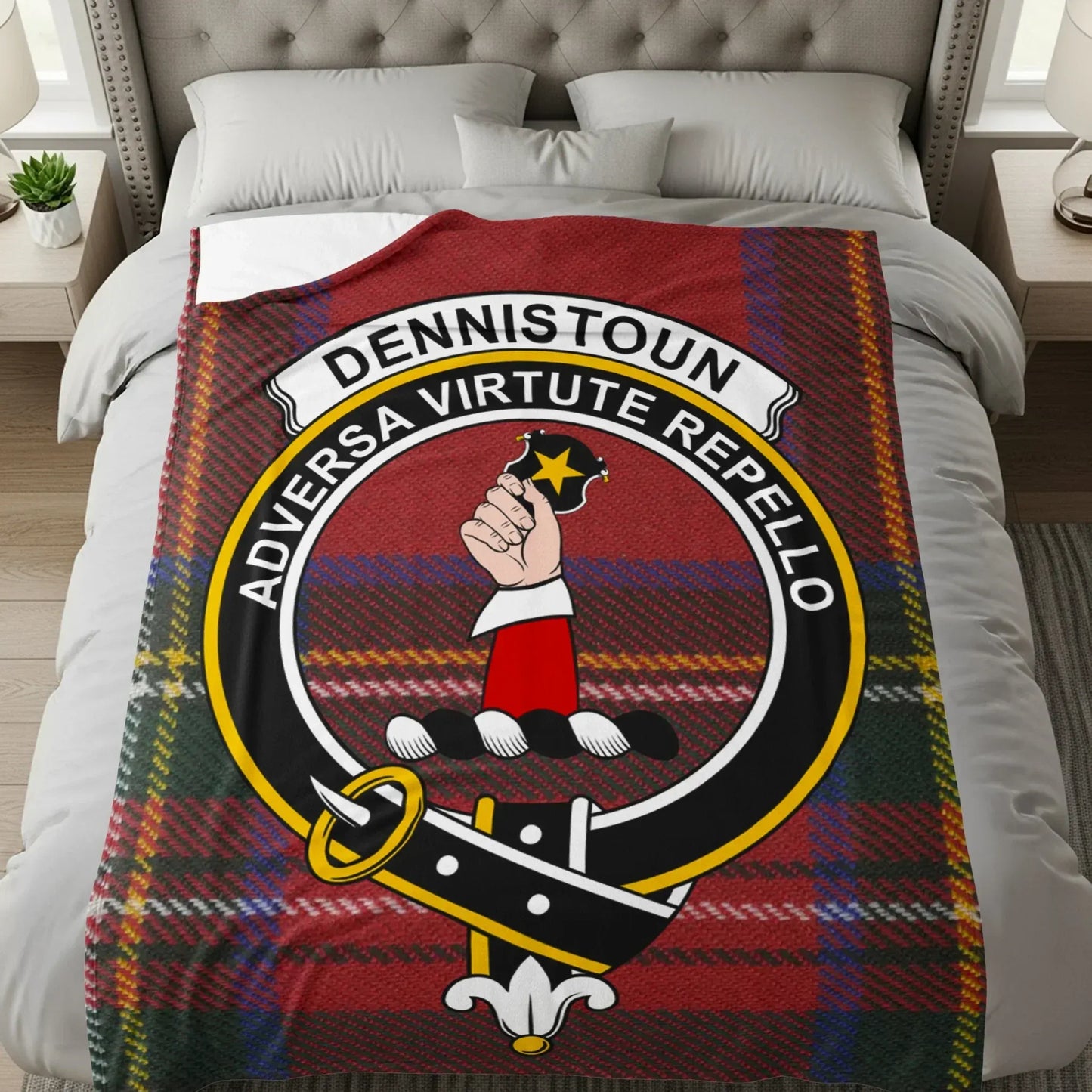Dennistoun Adversa Virtute Repello Blanket product