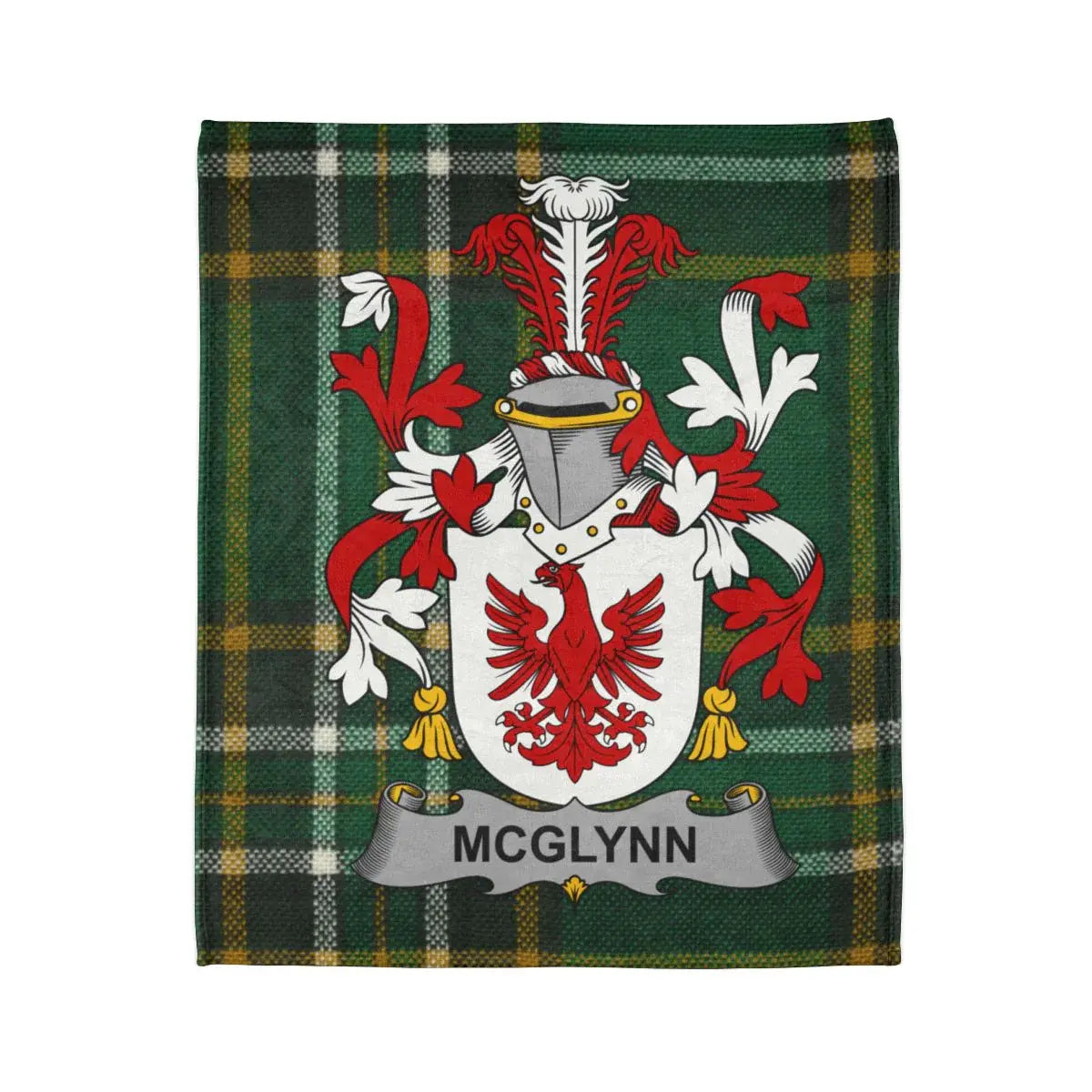McGlynn Family Crest Plaid Blanket product