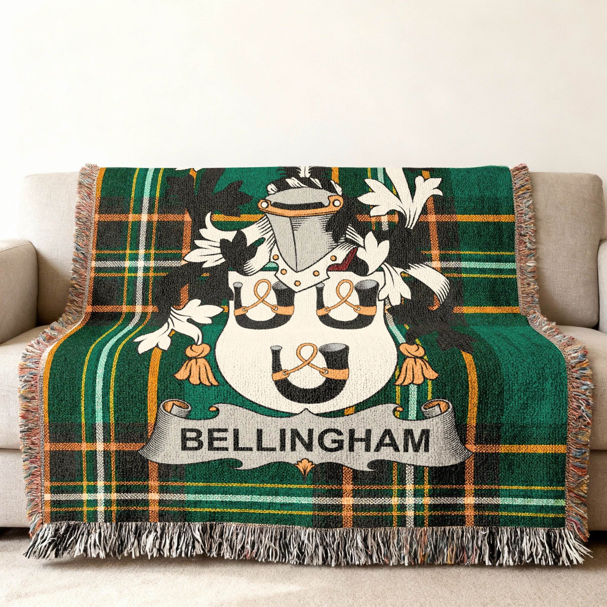 Bellingham Family Crest Plaid Tartan Home Décor product type