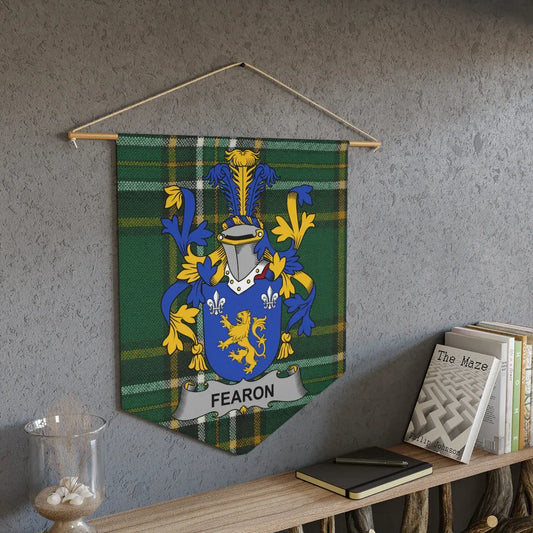 Fearon Family Crest Tartan Shield Wall Art product