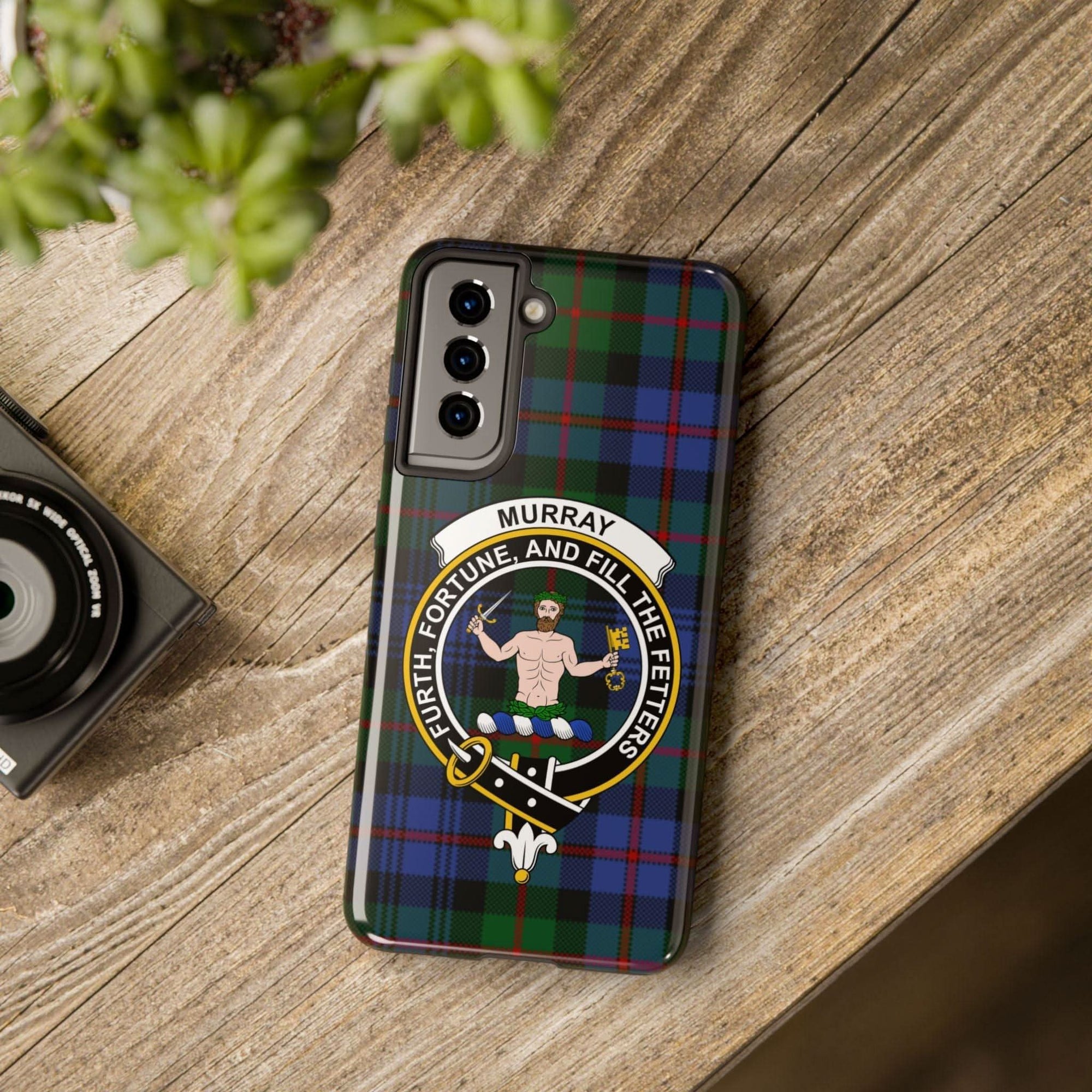 Murray Clan Scottish Tartan Cell Phone Case - Celtic Ancestry Gifts
