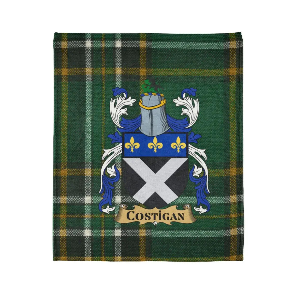 Family Crest Tartan Plaid Blanket Cozy Home Decor product type