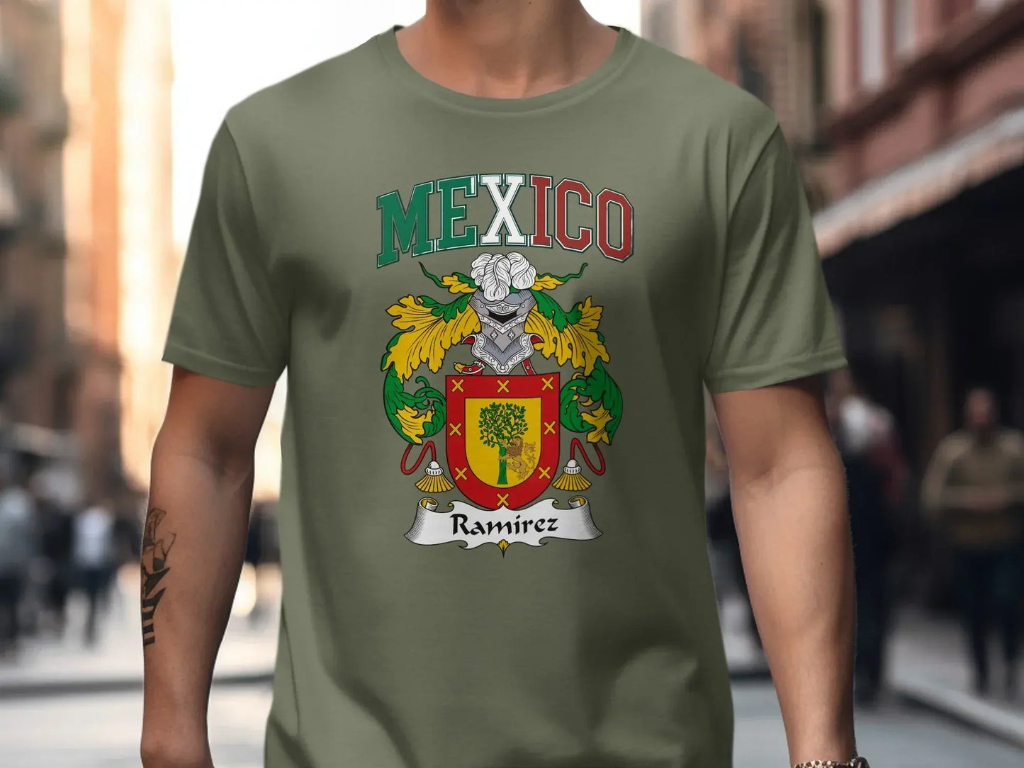 Mexico Ramirez Crest Graphic T-Shirt product