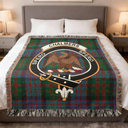 Chalmers Clan Scottish Tartan Woven Blanket