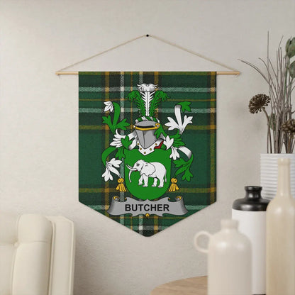 Family Crest Wall Hanging Decor Butcher Tapestry product type