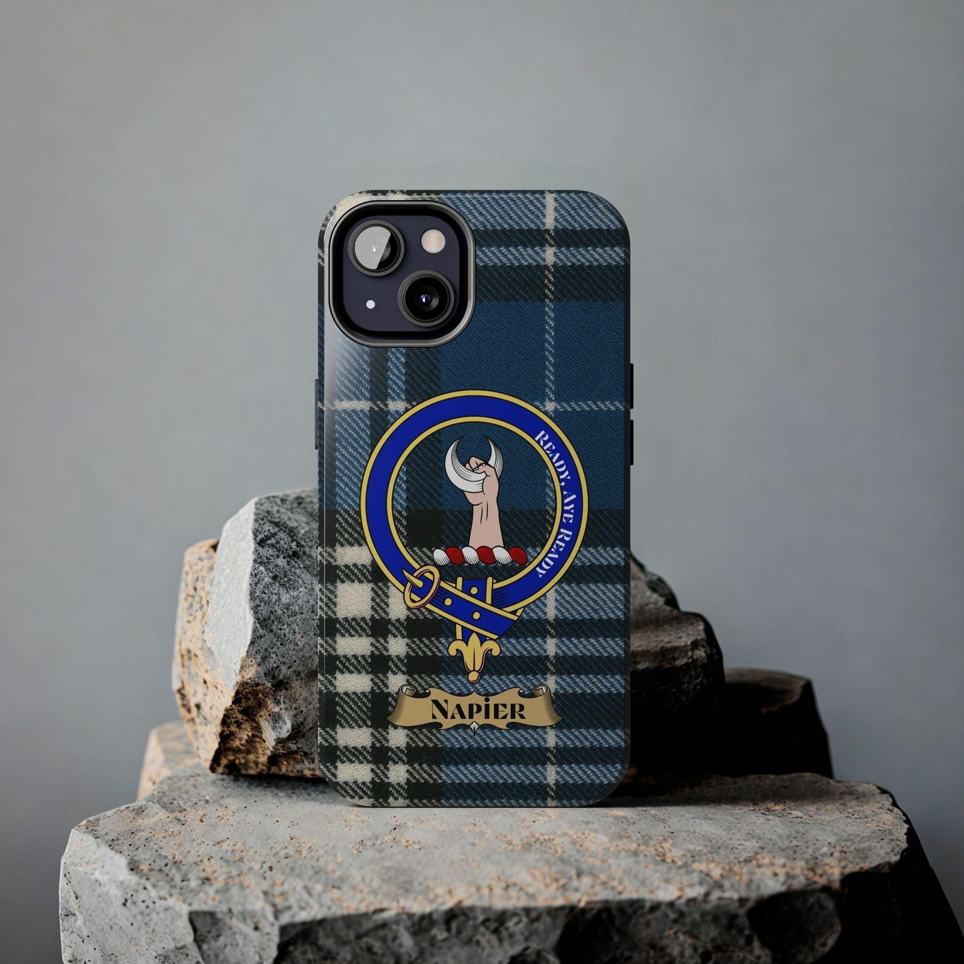 Napier Clan Scottish Tartan Cell Phone Case - Celtic Ancestry Gifts