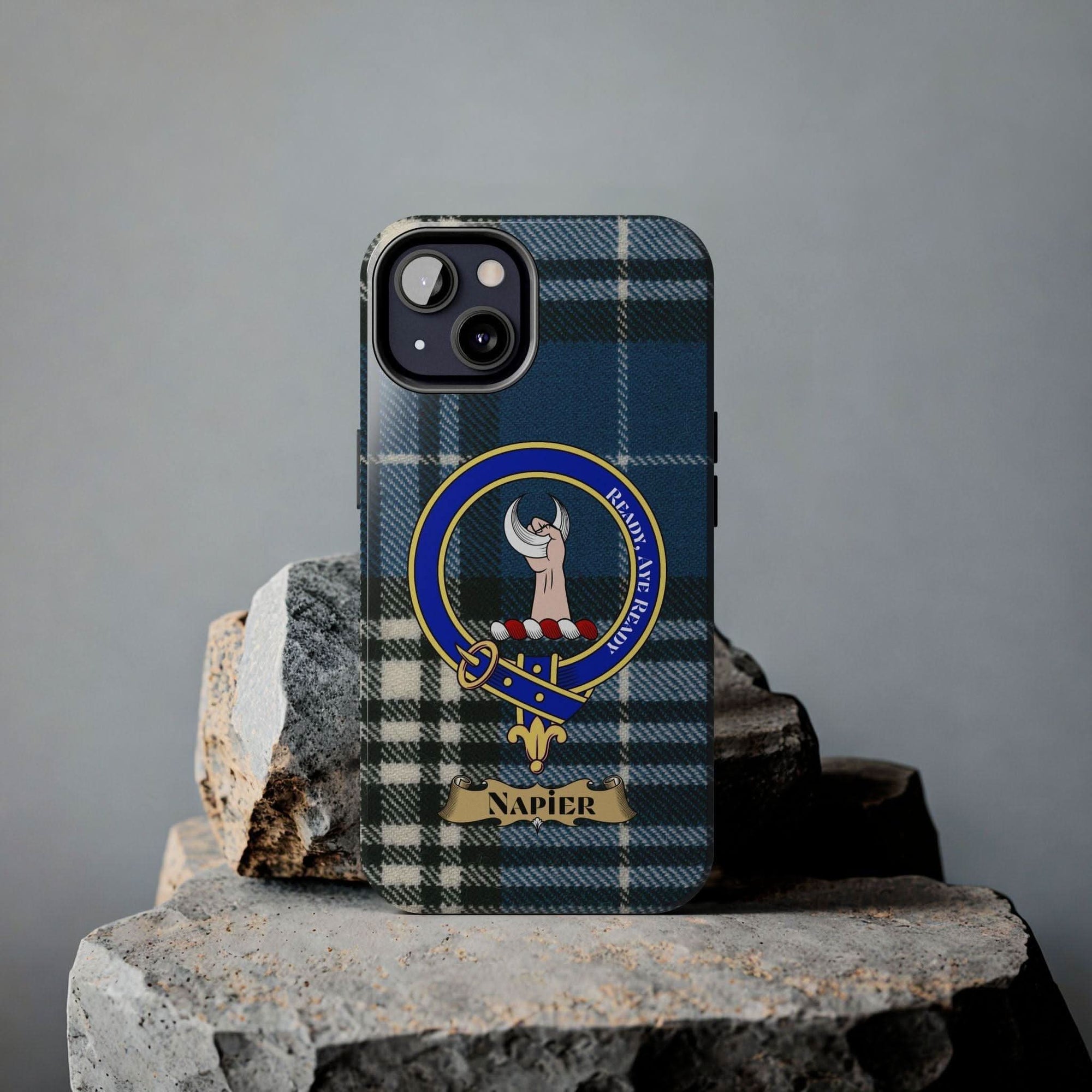 Napier Clan Scottish Tartan Cell Phone Case - Celtic Ancestry Gifts