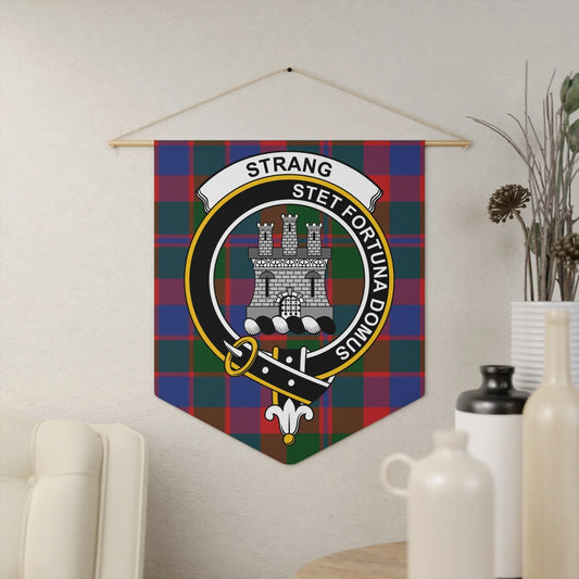 Strang Stet Fortuna Domus Crest Wall Tapestry product