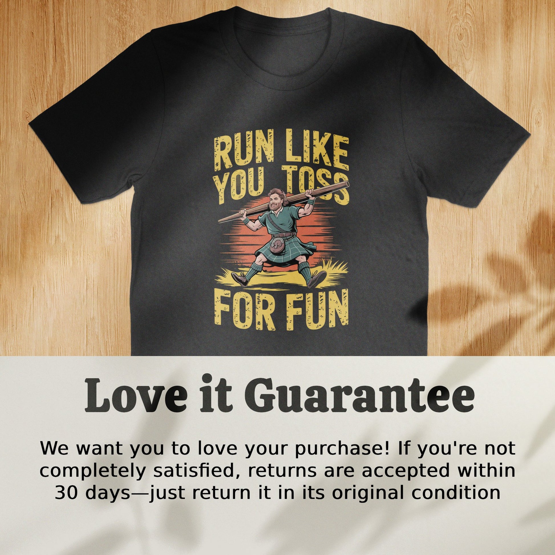 Run Like You Toss For Fun Graphic T-shirt product