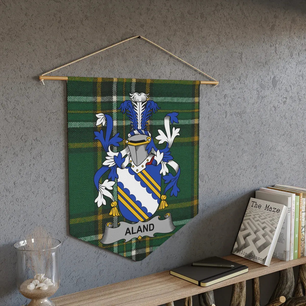 Aland Family Crest Wall Hanging Art Decor product