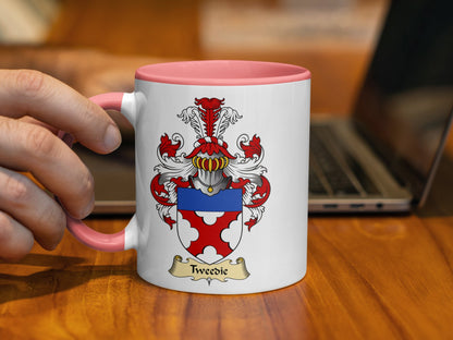 Clan Tweedie Scottish Coat of Arms Mug - Living Stone Gifts