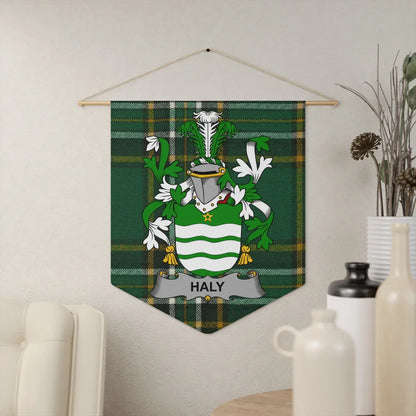 Haly Family Crest Tartans Shield Wall Decor product type