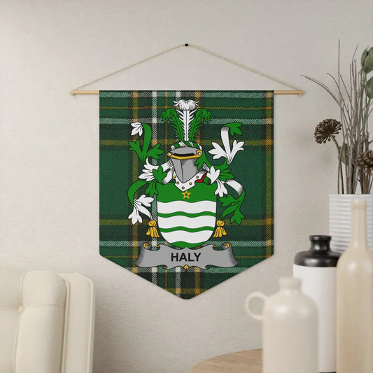 Haly Family Crest Tartans Shield Wall Decor product type