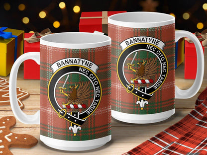 Bannatyne Nec Cito Nec Tarde Tartan Mug product type