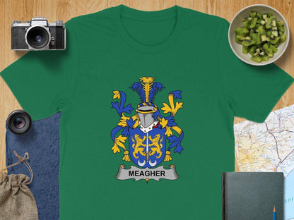 Meagher Family Crest Historical Emblem T-shirt product