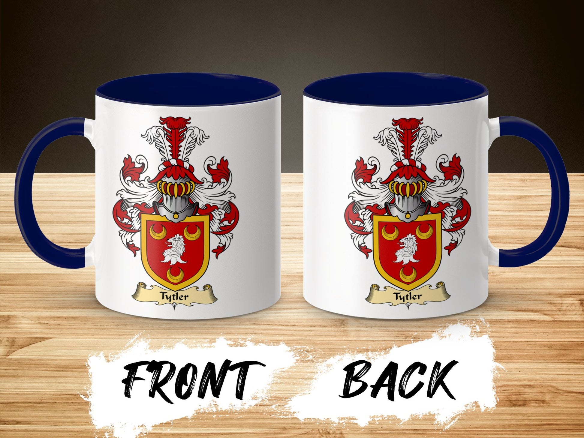 Clan Tytler Scottish Coat of Arms Family Emblem Mug - Living Stone Gifts