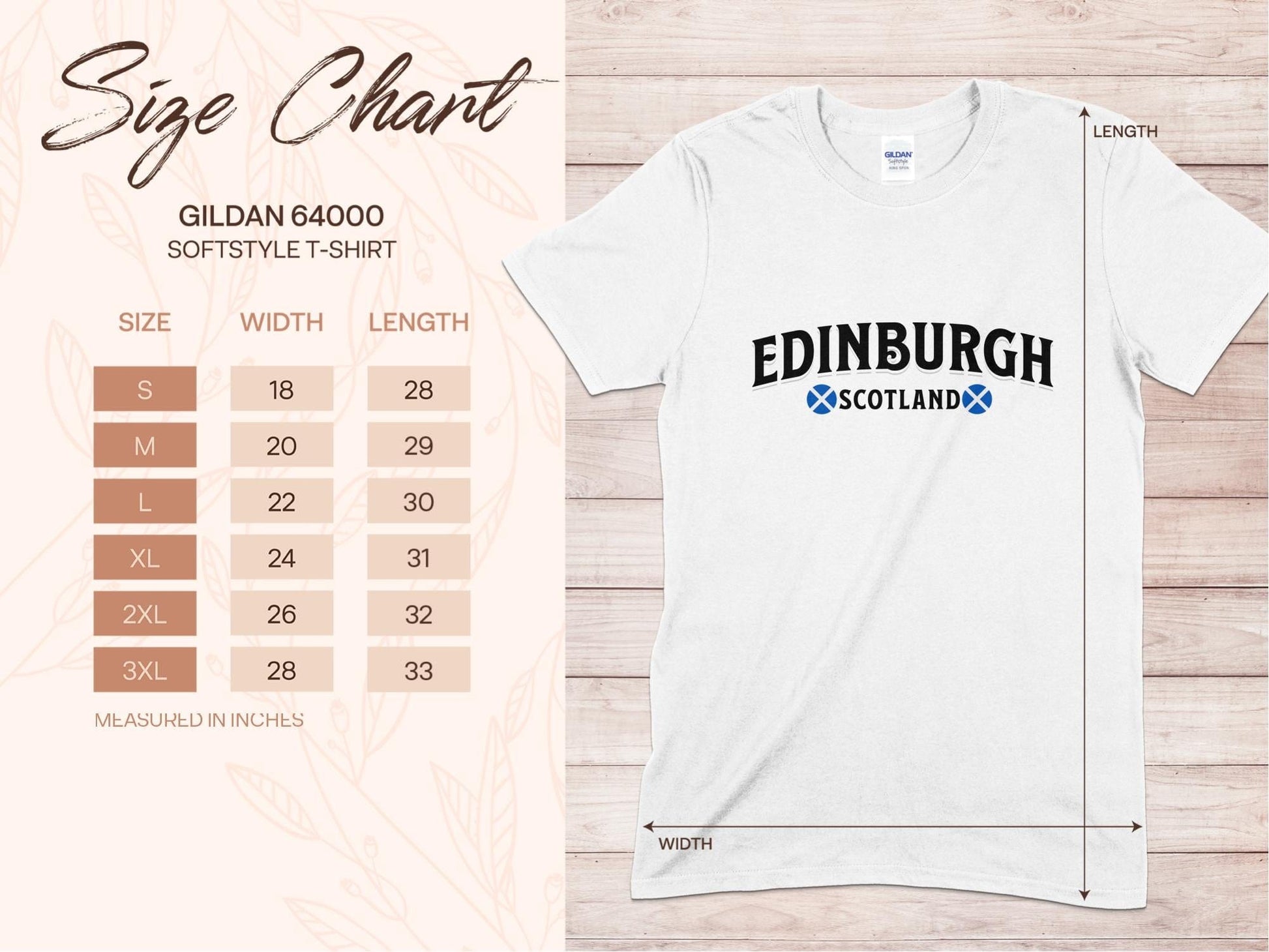 Edinburgh Scotland Flag Graphic Style T-Shirt