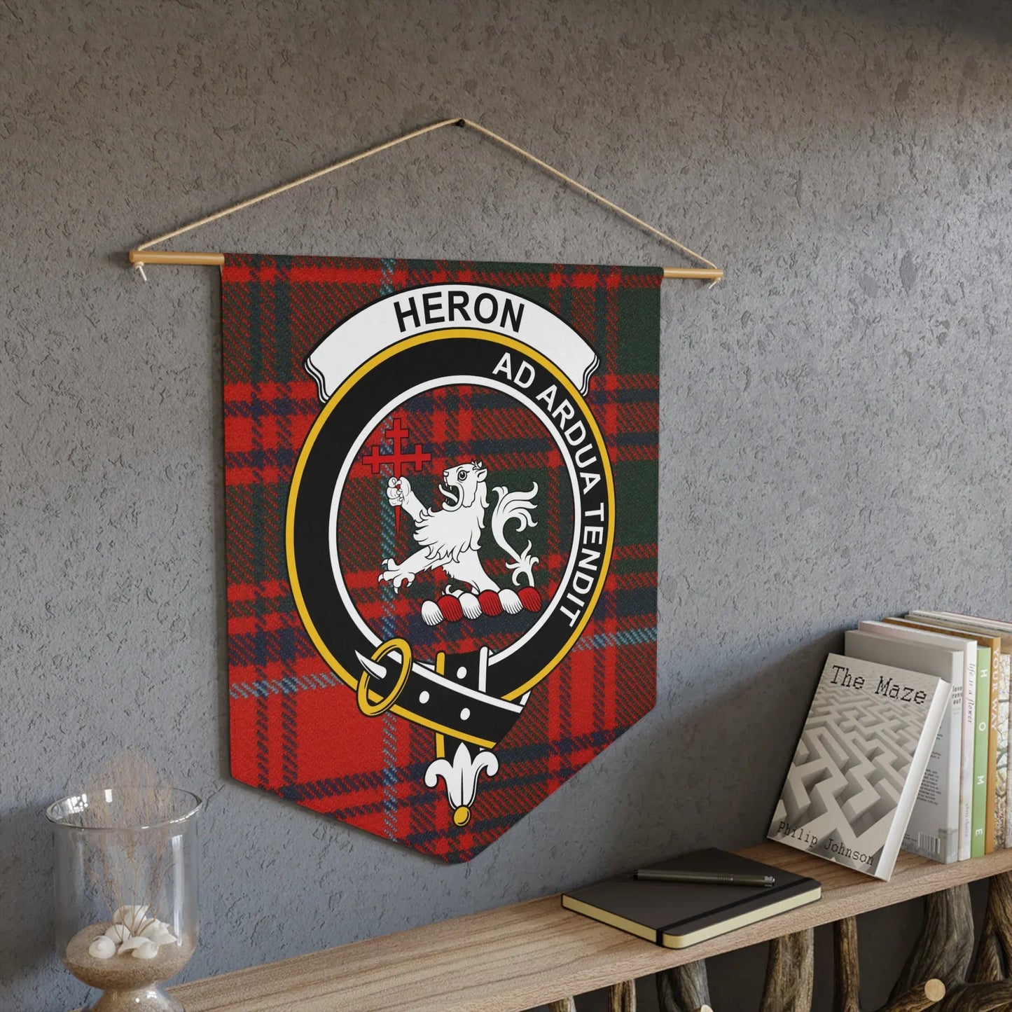 Traditional Heron Clan Tartan Wall Hanging product type