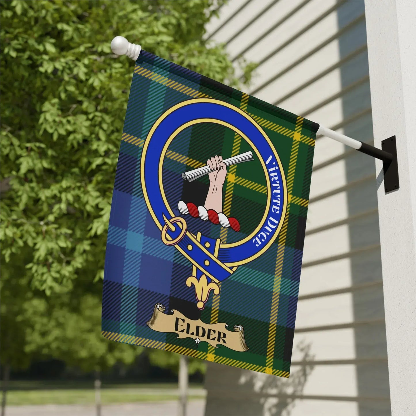Scottish Clan Tartan Elder Flag Banner product
