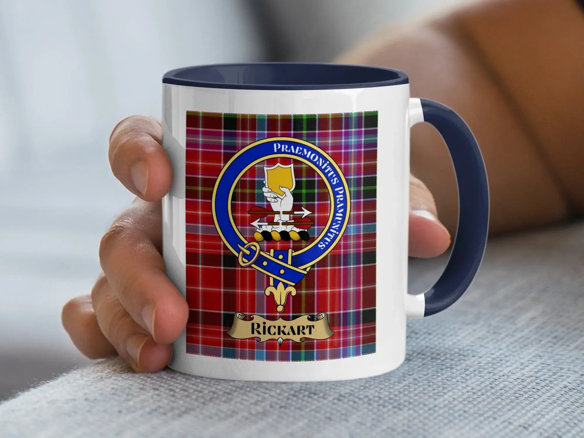 Rickart Pracjmortius Praruphnuiqrs Plaid Mug