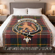 Clan MacPherson Tartan Woven Blanket – Scottish Heritage Throw