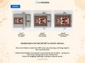 Size guide for Templeton Scottish family shield woven blanket on a Caledonia tartan background
