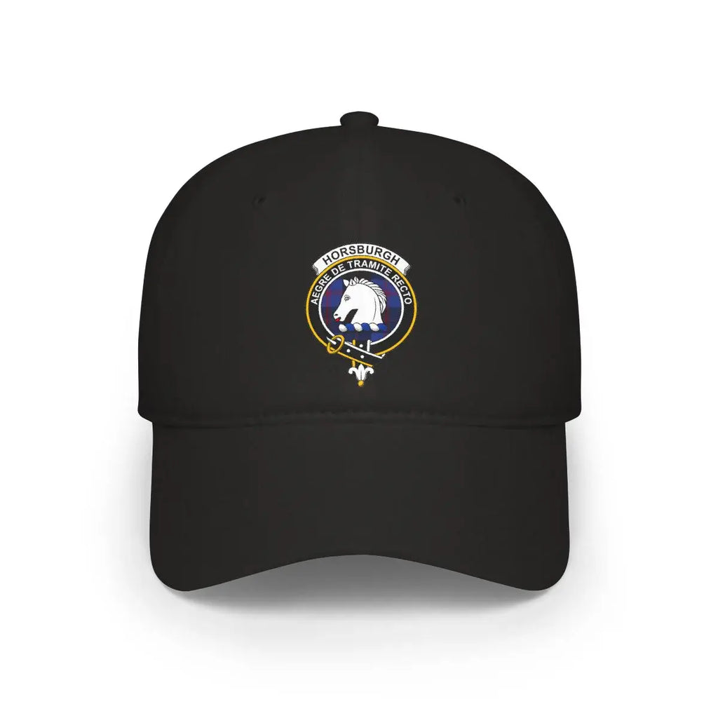 Horsburgh Badge Embroidered Black Cap
