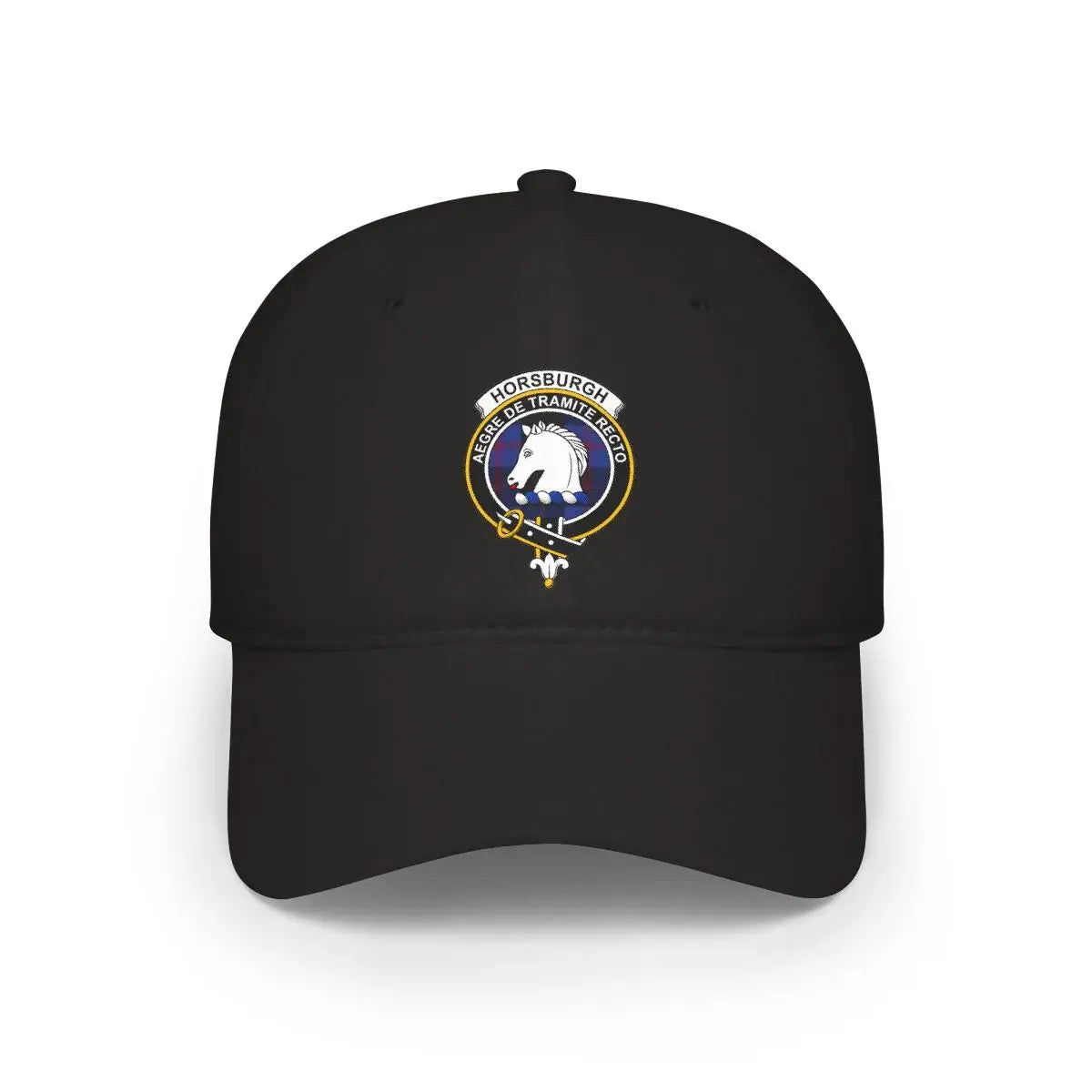 Horsburgh Badge Embroidered Black Cap