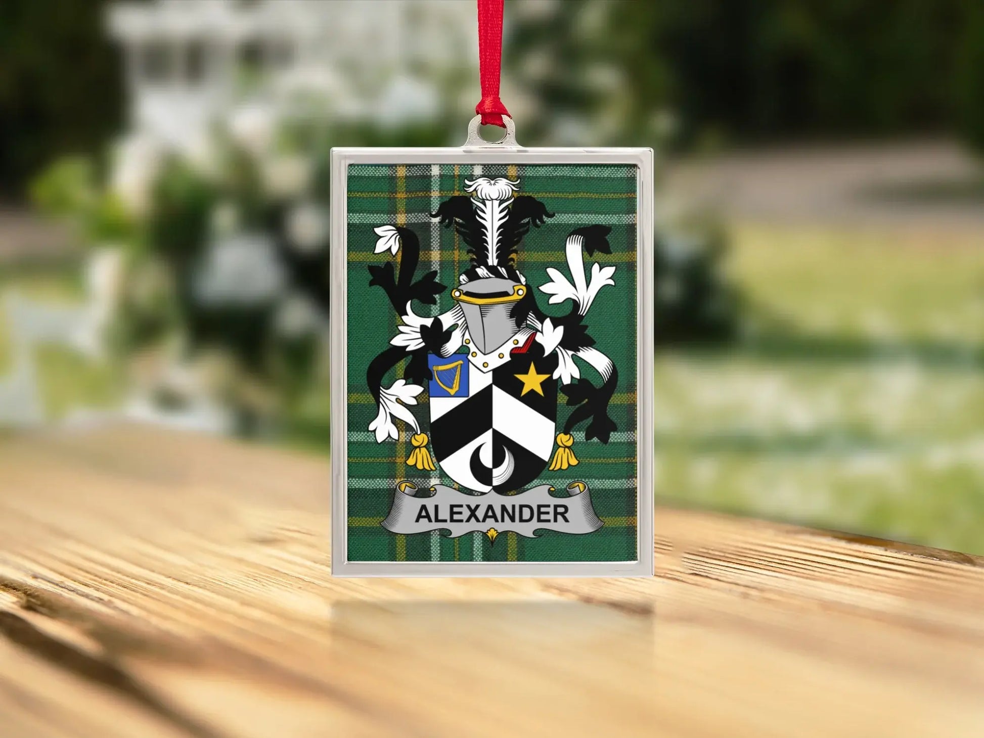 Alexander Family Crest Ornament Personalized Gift product