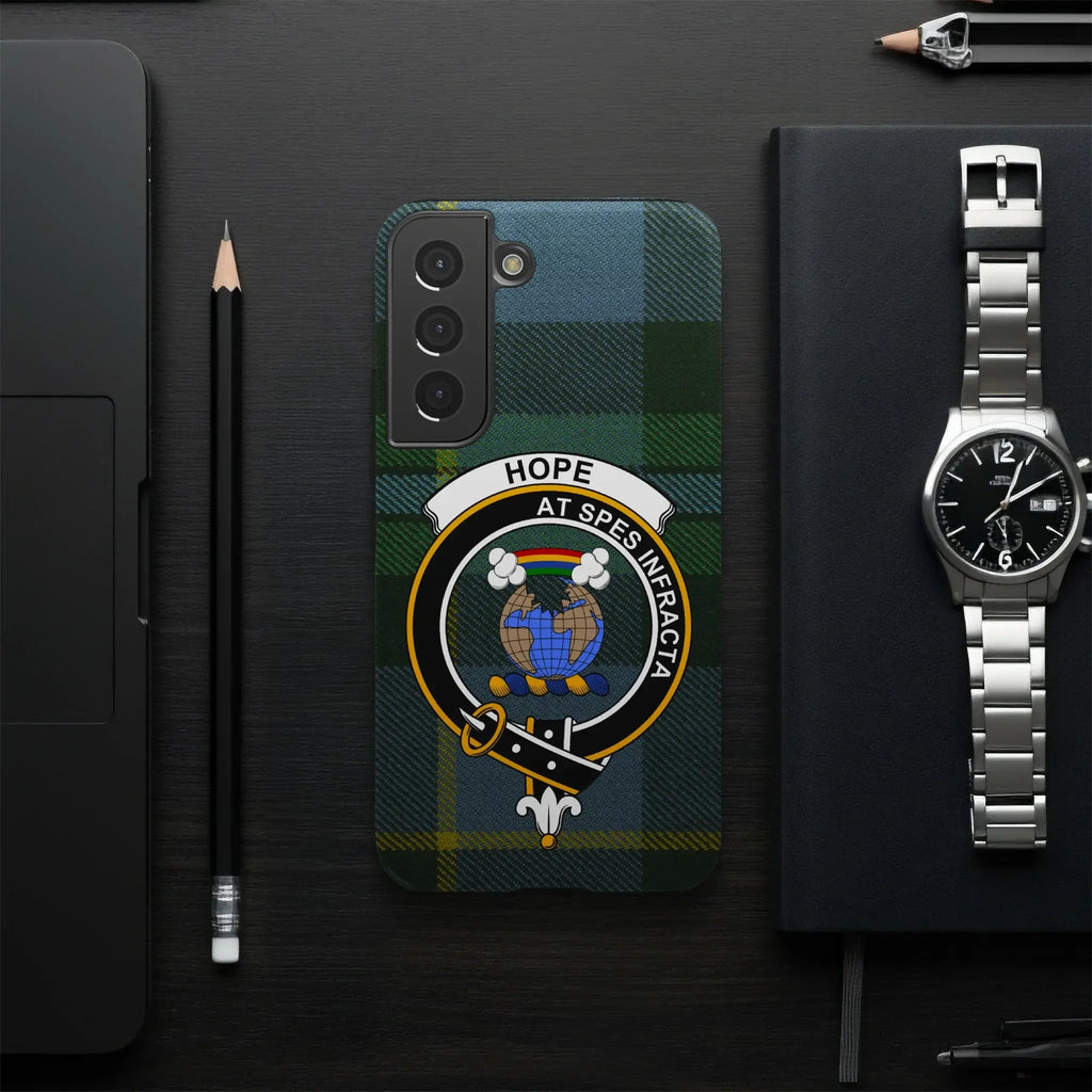 Hope At Spes Infracta Plaid Pattern Phone Case