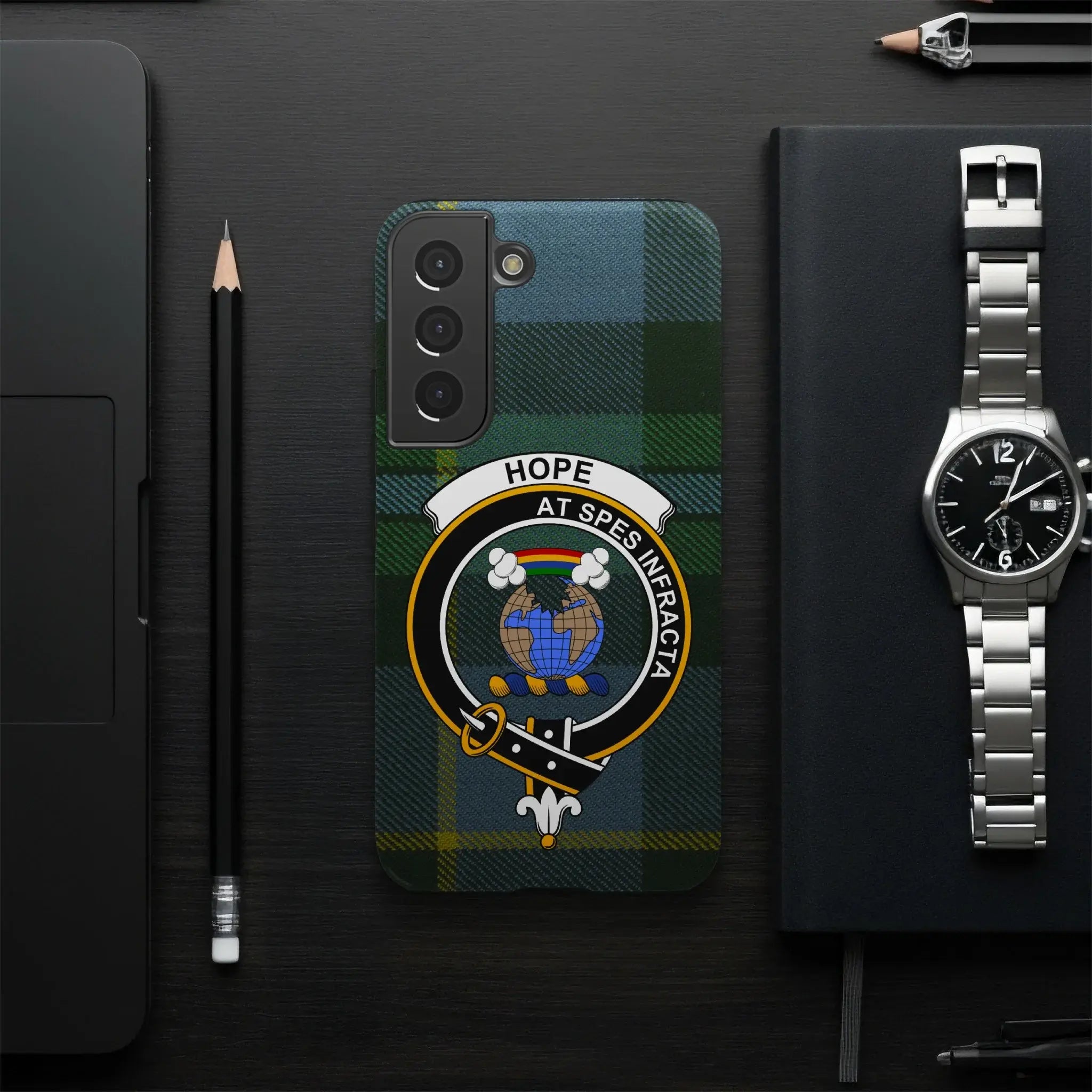 Hope At Spes Infracta Plaid Pattern Phone Case