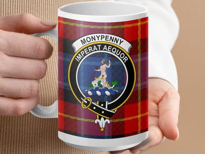 MonyPenny Imperat Aequo Red Plaid Mug product