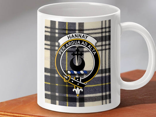 Hannay Per Ardua Ad Alta Tartan Mug product