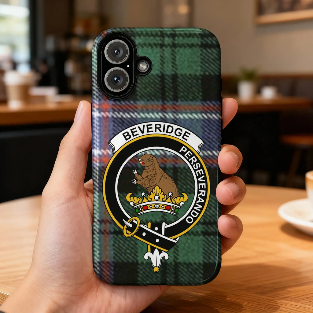Beveridge Perseverando Tartan Design Phone Case