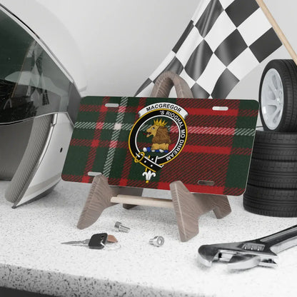MacGregor Scottish Clan Badge License Plate product