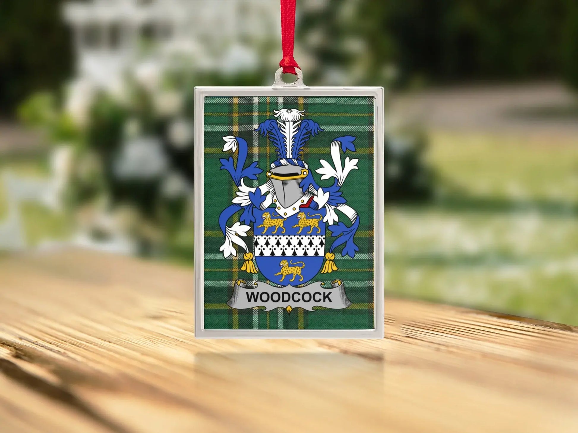 Woodcock Coat of Arms Ornament product