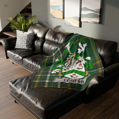 Custom Family Crest Blanket Personalized Product