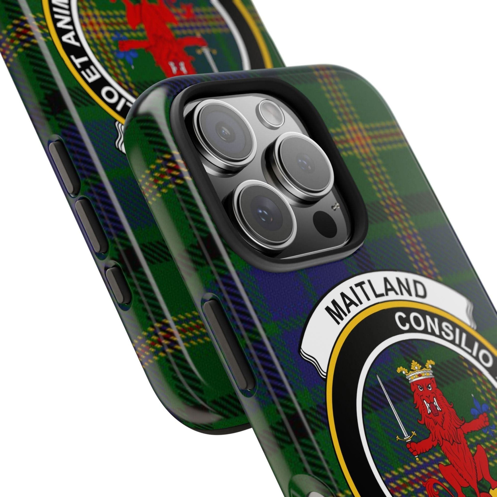 Maitland Clan Scottish Tartan Cell Phone Case - Celtic Ancestry Gifts