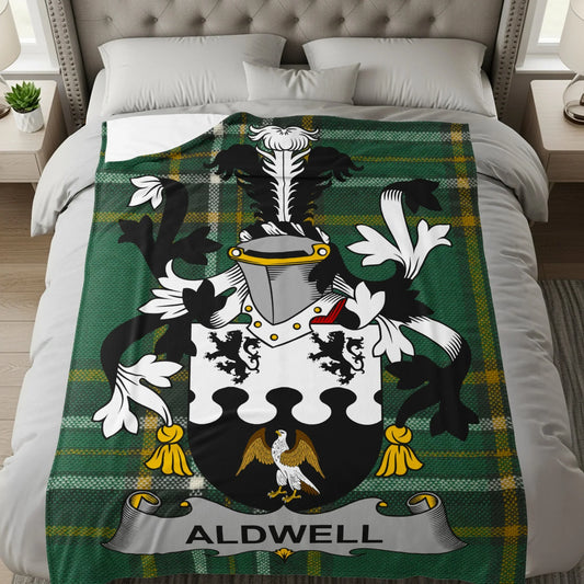 Aldwell Tartan Crest Blanket Cozy Family Blanket product type