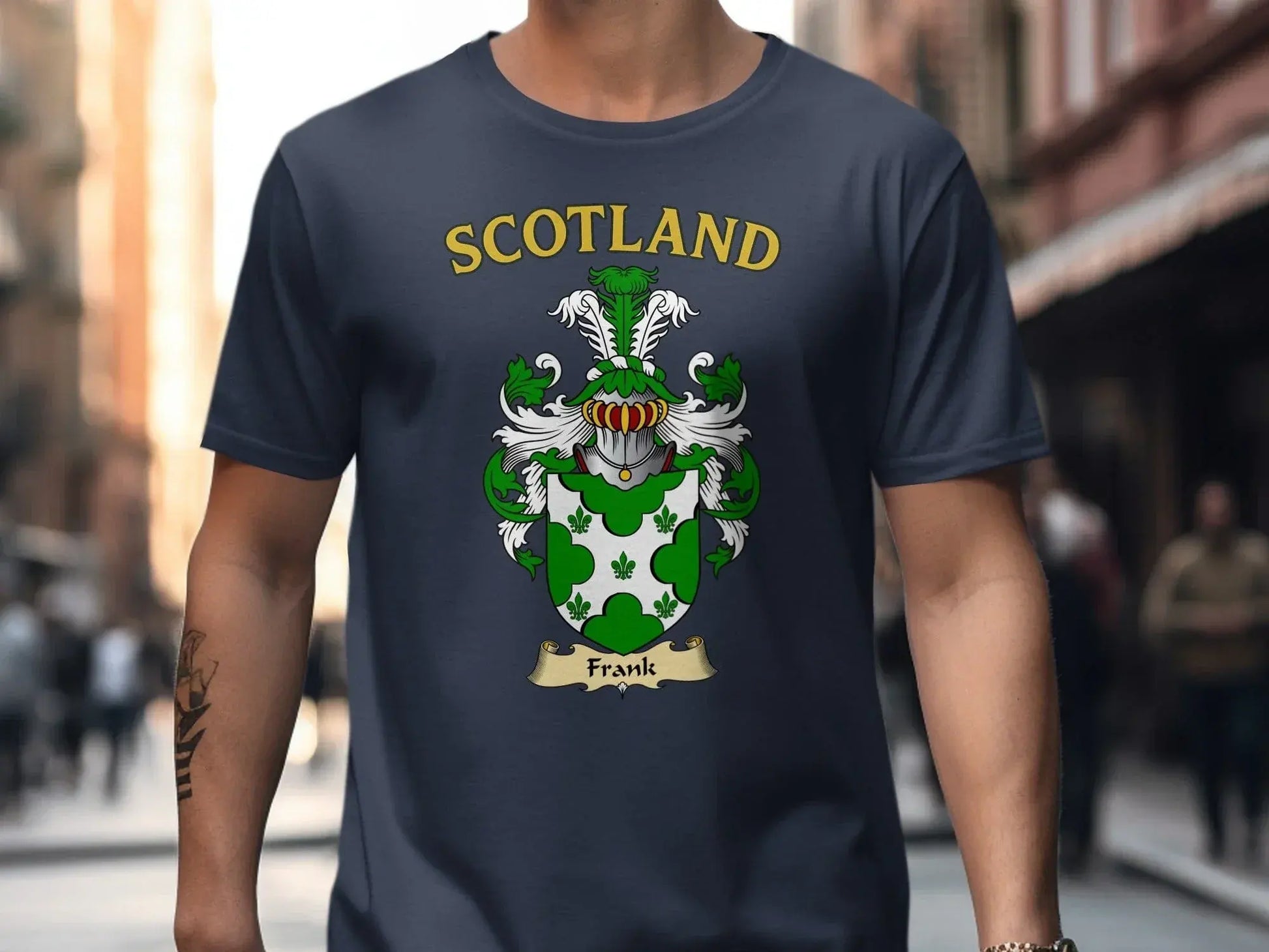 Personalized Scotland Family Crest T-Shirt product