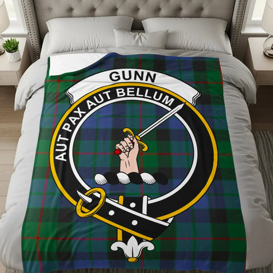 Clan Gunn Emblem Aut Pax Aut Bellum Blanket product