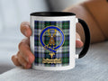 MacKenzie Shaw Perseverando clan emblem mug 15oz — glossy white ceramic with heraldic design