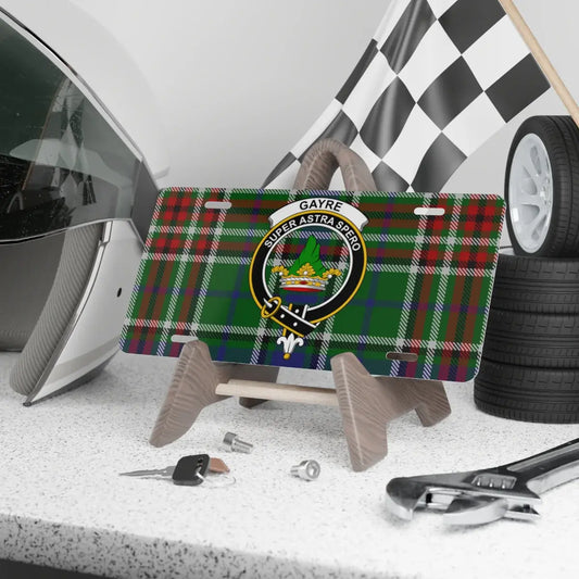 Super Astra Speed Tartan License Plate product