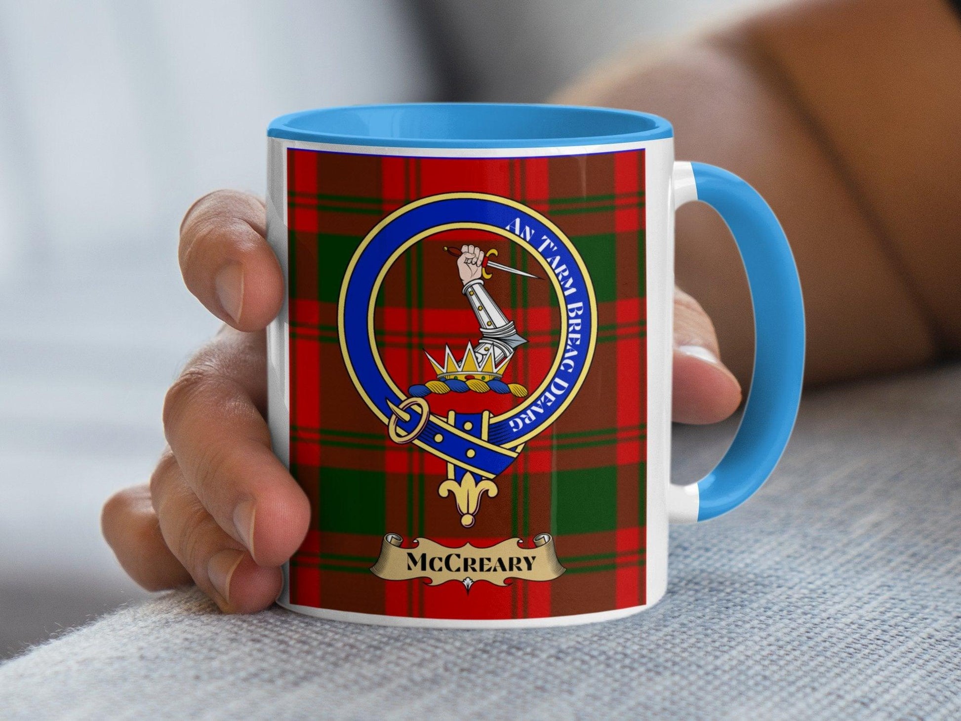 McCreary Clan Crest Tartan Mug - Living Stone Gifts