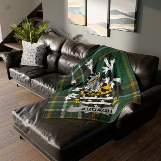 Ardagh Shield Design Cozy Blanket Home Decor Product
