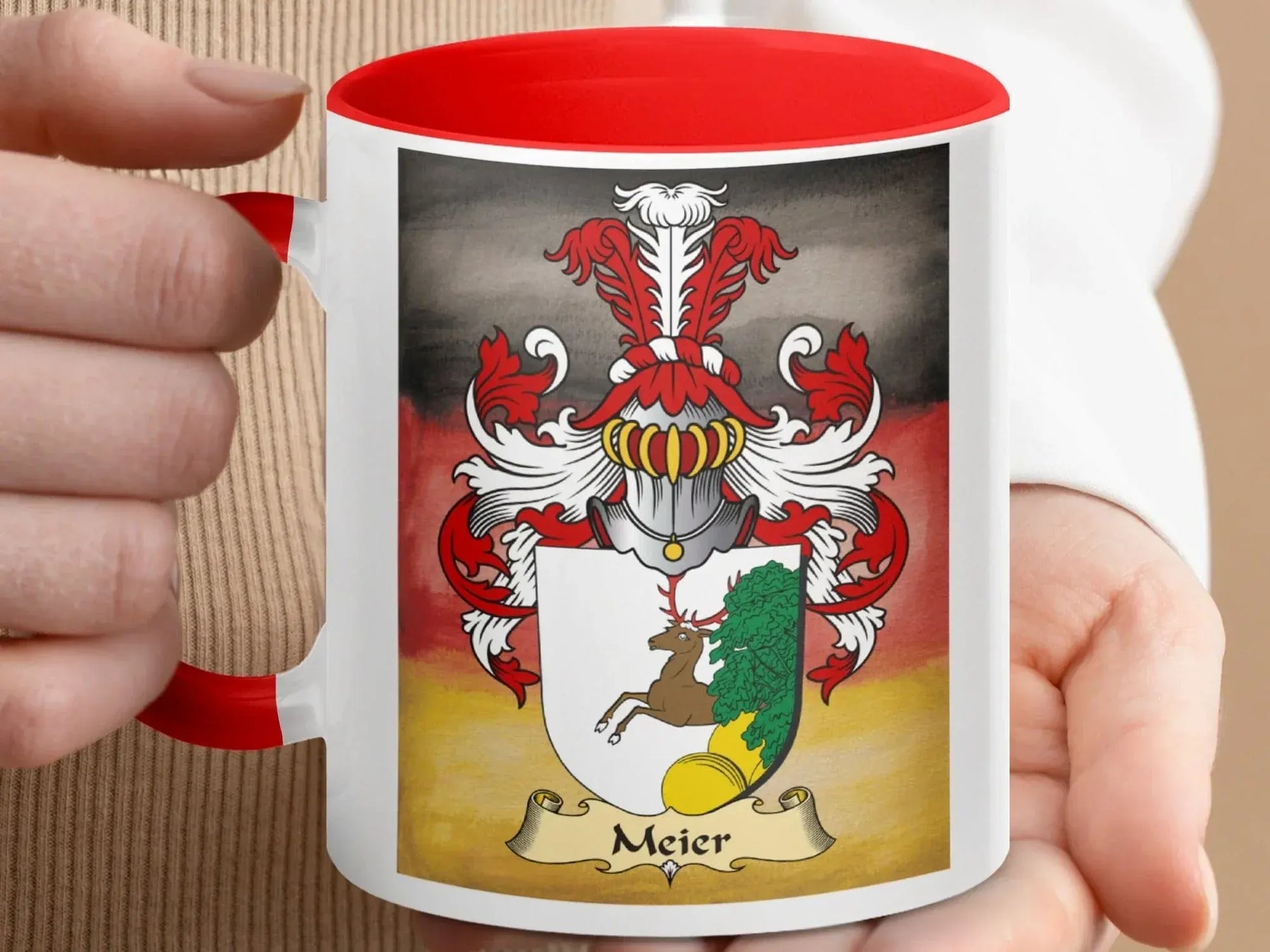 Personalized Meier Family Crest Coffee Mug product