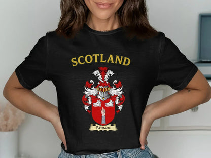 Scotland Romans Coat of Arms Graphic T-Shirt product