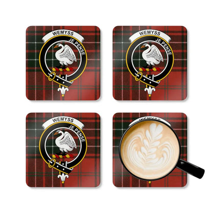 Wemyss Je Pense Plaid Pattern Drink Coasters product