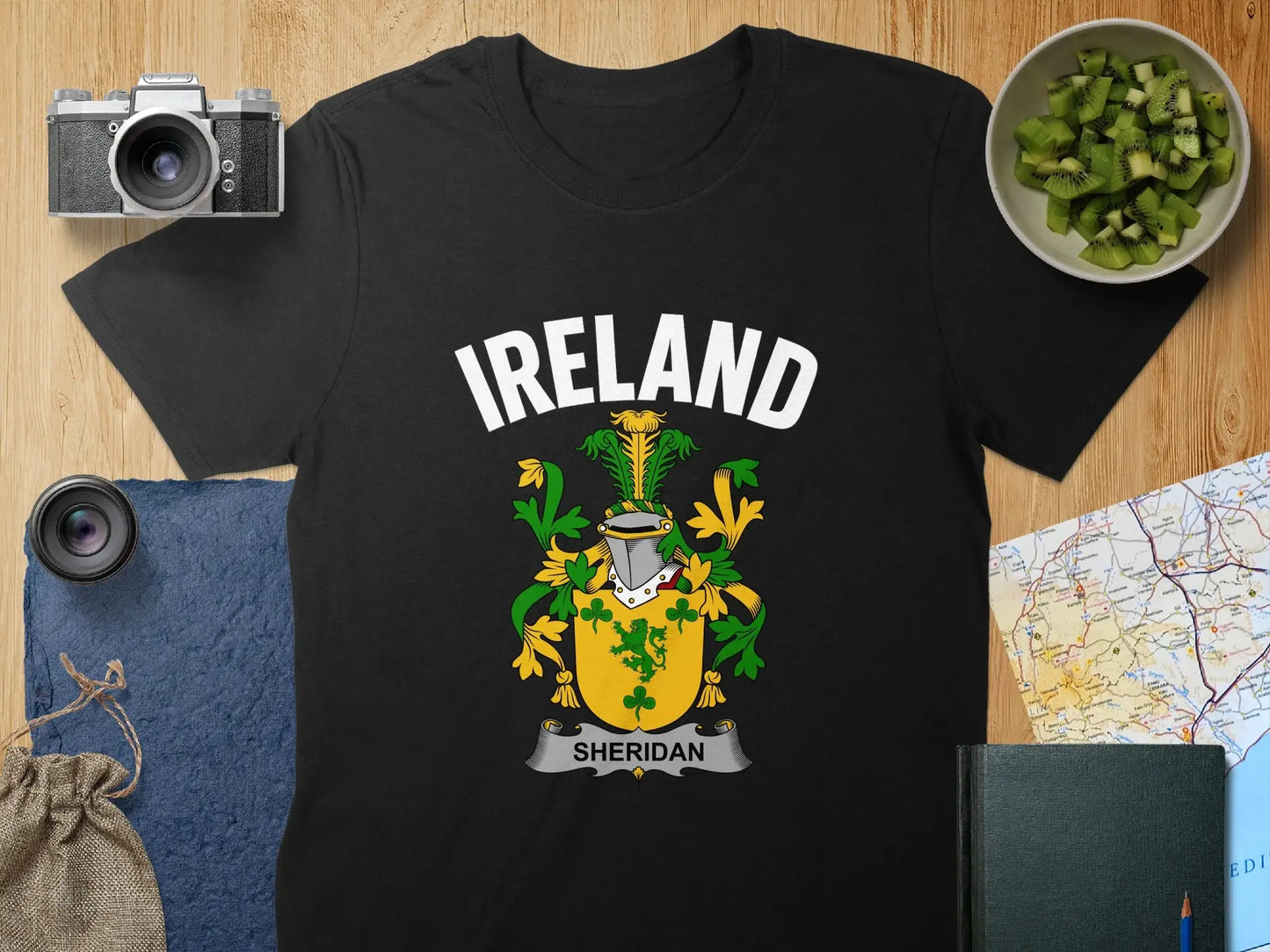 Ireland Sheridan Coat of Arms Graphic T-Shirt